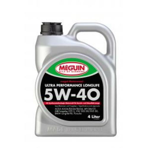 НС-синтетическое моторное масло Megol Motorenoel Ultra Performance Longlife 5W-40 - 4 л НС-синтетическое моторное масло Megol Motorenoel Ultra Performance Longlife 5W-40 - 4 л